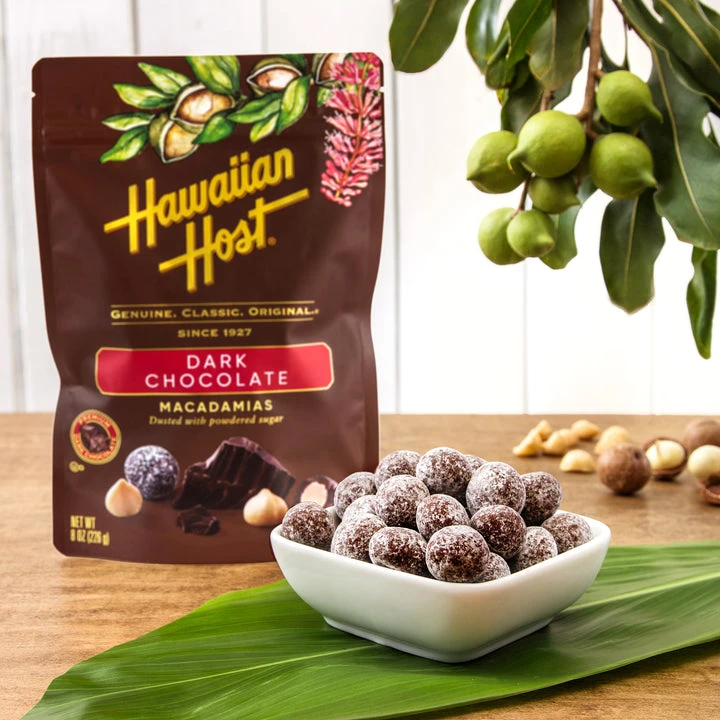 賀氏袋裝巧克力夏威夷豆天堂系列 Hawaiian Host Paradise Collection Chocolate Covered Macadamias