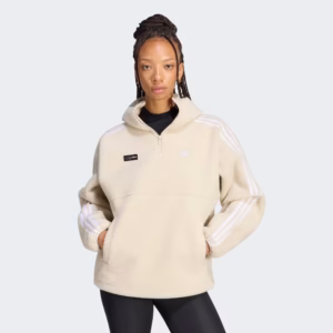 ADILUNA X JENNIE 連帽上衣 ADIDAS ORIGINALS BY JENNIE FLEECE HOODIE JACKET