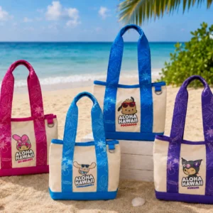 烤焦的三麗鷗明星家族迷你帆布托特包 Mini Canvas Tote